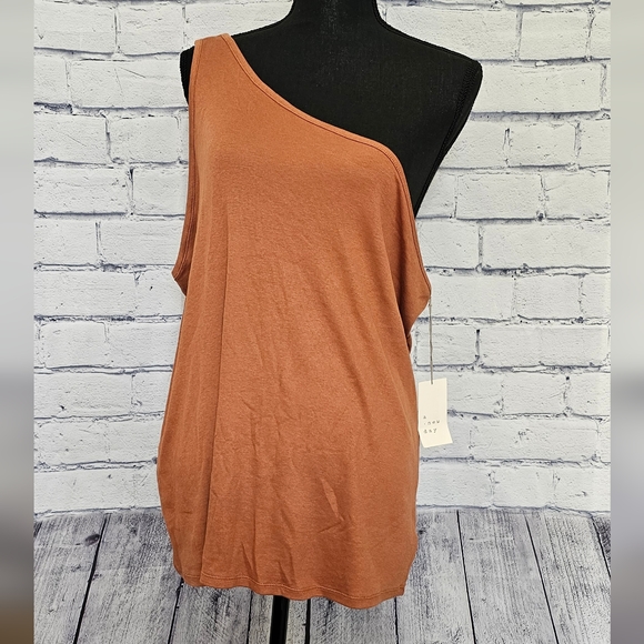 a new day Tops - One shoulder 2X top